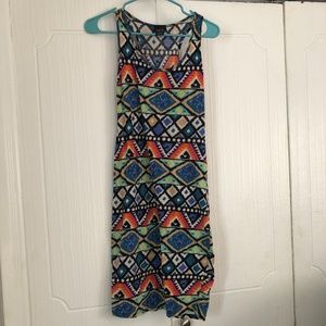 Patterned midi dress